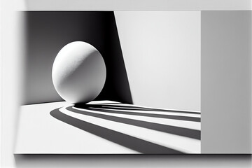 3D sphere with shadow