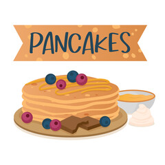 Pancakes - Title and illustrations around the Candlemas Festival