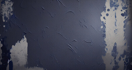 Abstract dark blue background with ink stains spread