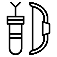 bow and arrow line 