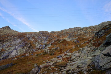 The Grimsel Pass is a mountain pass in Switzerland, crossing the Bernese Alps at an elevation of 2,164 metres