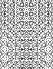 Black and white abstract geometric pattern
