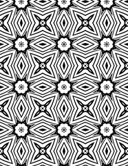 Black and white abstract geometric pattern