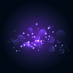 Background of abstract glitter lights with bokeh effect.