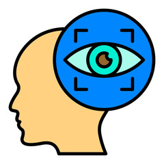 Vision Filled Line Icon