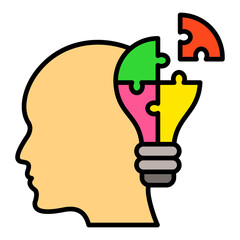 Strategy Filled Line Icon