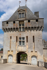 Fototapeta na wymiar Nouvelle Aquitaine - Charente-Maritime - Château de La Roche Courbon - Logis d'entrée