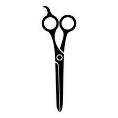 barber scissors silhouette