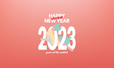 Chinese Happy New Year 2023 of the Rabbit, Lunar Year, 