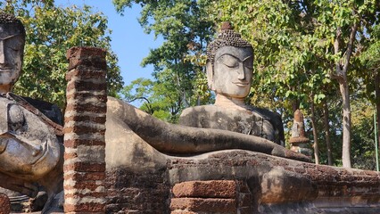 Historical Park, Kamphaeng Phet, Thailand January 05, 2023