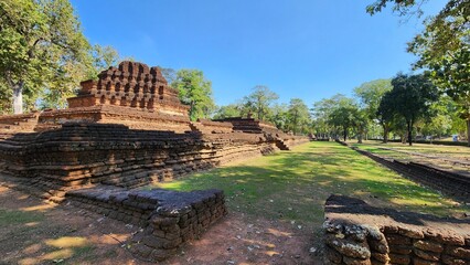 Historical Park, Kamphaeng Phet, Thailand January 05, 2023