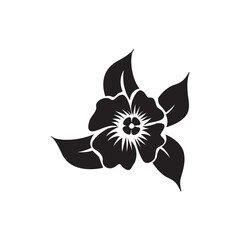 Obraz premium flower icon abstract vector design illustration