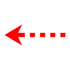 Directional Arrow Sign on Transparent Background