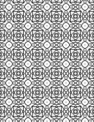 Black and white abstract geometric pattern