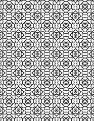 Black and white abstract geometric pattern