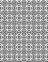 Black and white abstract geometric pattern