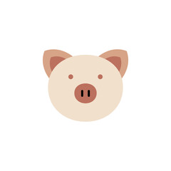 Obraz na płótnie Canvas pig zodiac vector for website symbol icon presentation