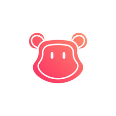 monkey zodiac vector for website symbol icon presentation