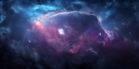 Fototapeta na wymiar space nebula background 