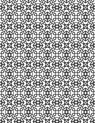 Black and white abstract geometric pattern