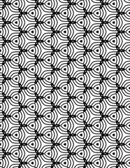 Black and white abstract geometric pattern