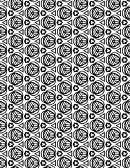 Black and white abstract geometric pattern