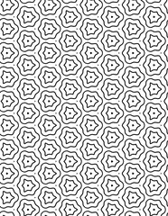 Black and white abstract geometric pattern