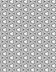 Black and white abstract geometric pattern