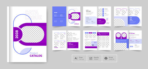 Product catalog design template for your business professional company furniture product catalog design brochure fully editable text