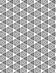 Black and white abstract geometric pattern
