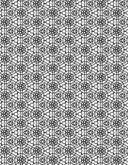 Black and white abstract geometric pattern
