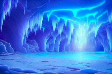 Ice cave, neon	
