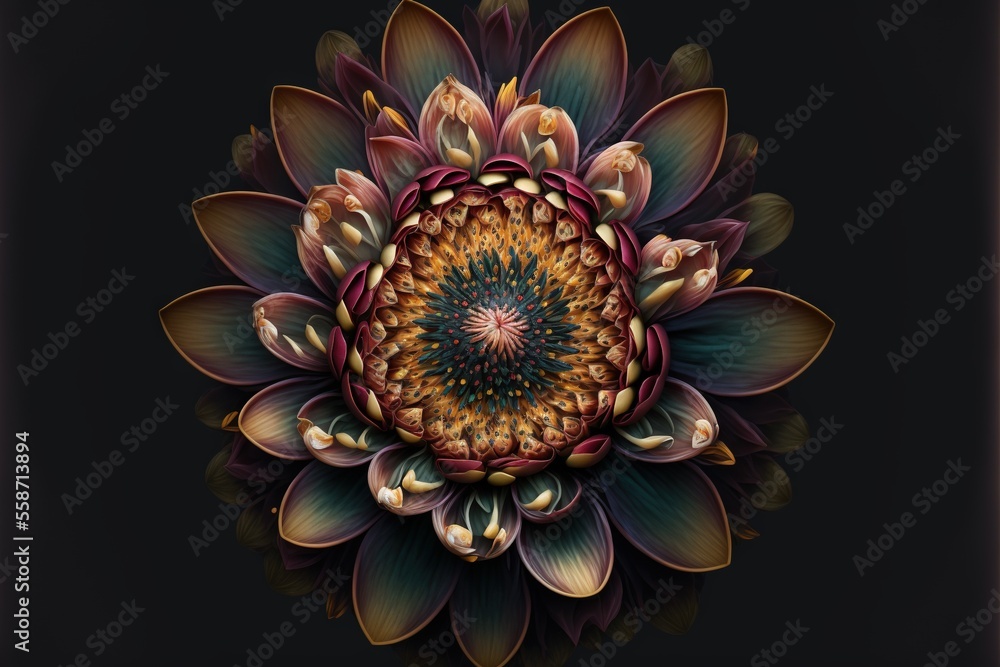 Aufkleber abstract background generative ai