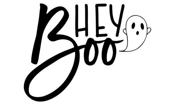 Hey Boo Svg, Halloween Svg, Fall Svg, Halloween Quotes, Hey Boo Shirt Gift, Svg Files for Cricut, Hoco Pocu Svg, Fall Ghost Svg
