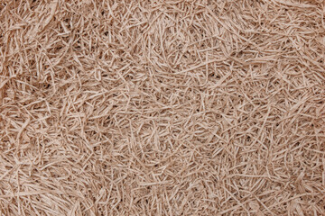 decorative straw fake hay texture background