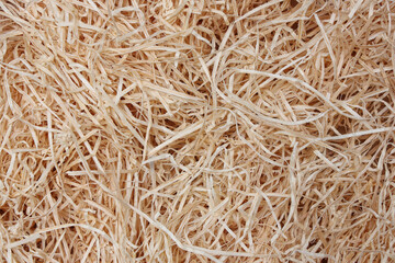 decorative straw fake hay texture background