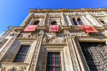 Fototapeta na wymiar Hall of Santo Tomas - Seville, Spain