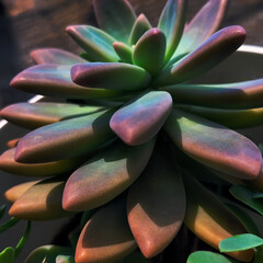 Suculenta (Morada con verde)