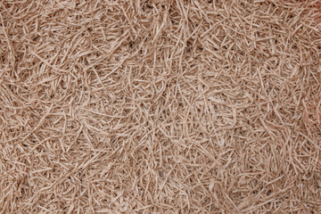 decorative straw fake hay texture background