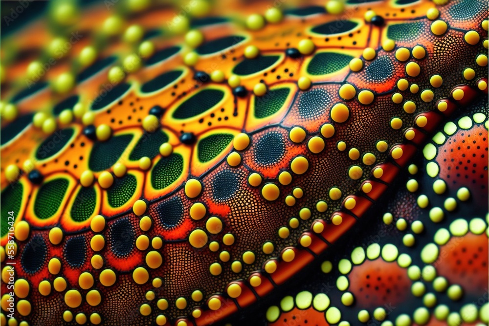 Poster close up of an background Generative AI
