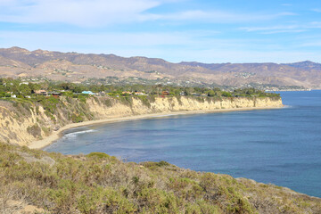 Obraz premium Point Dume on the coast of Malibu, California