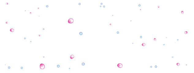 Confetti, balloons, bubble, splashes. Watercolour pattern. Holiday, birthday, Wedding, Valentines day template.