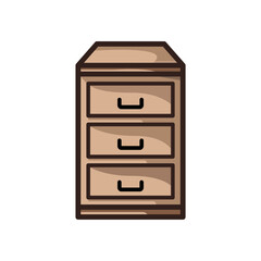 cabinet icon design vector template