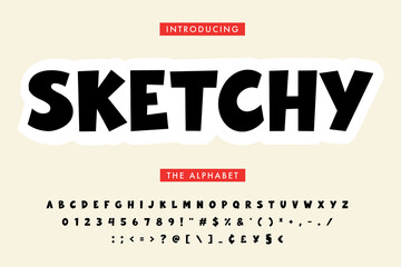 Comic retro font set. Alphabet letters & number in style of comics, pop art for title, headline, poster, comics, or banner design. Cartoon typography collection.