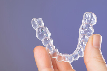 dental hygiene, orthodontic treatment, occlusal splint - 558721291