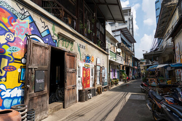 The Talat Noi, Bangkok’s Chinatown area in Bangkok, Thailand