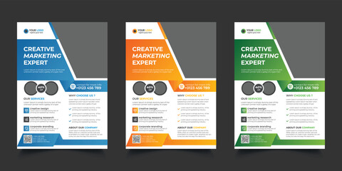 corporate business flyer template