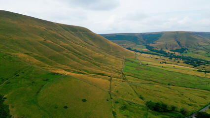 Obraz premium Peak District National Park - aerial view - drone photography