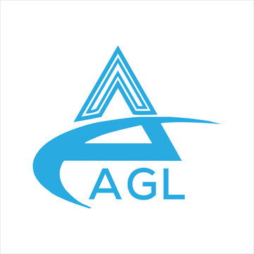 AGL letter logo. AGL blue image on white background. AGL Monogram logo design for entrepreneur and business. AGL best icon.
