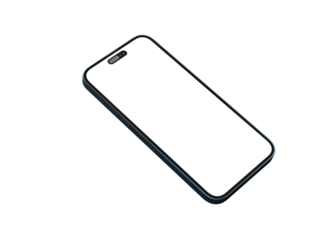 New realistic mobile phone smartphone mockup